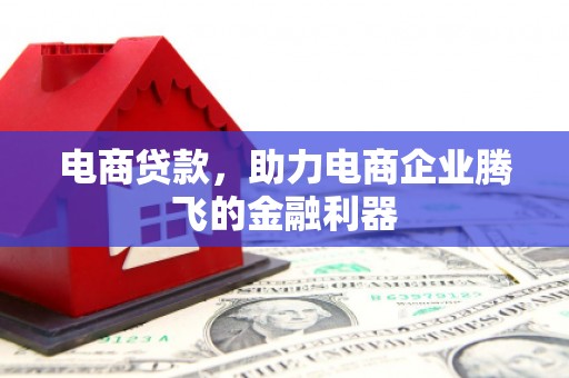 下陆电商贷款，助力电商企业腾飞的金融利器