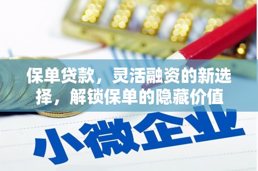 下陆保单贷款，灵活融资的新选择，解锁保单的隐藏价值
