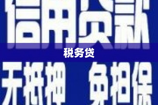 下陆税务贷