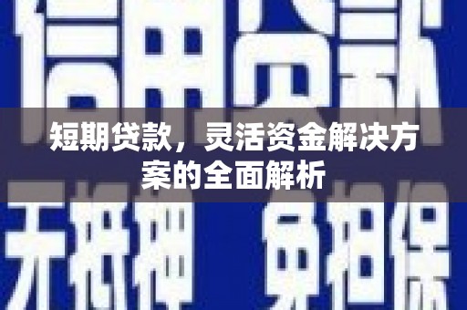 下陆短期贷款，灵活资金解决方案的全面解析