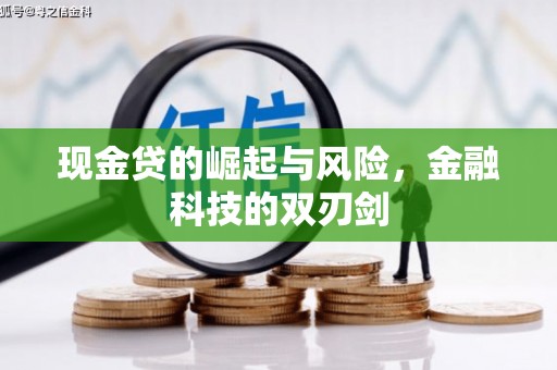 下陆现金贷的崛起与风险，金融科技的双刃剑