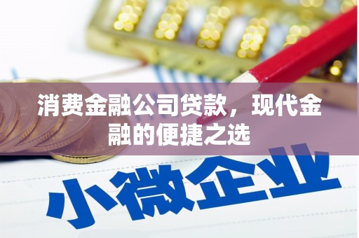 下陆消费金融公司贷款，现代金融的便捷之选