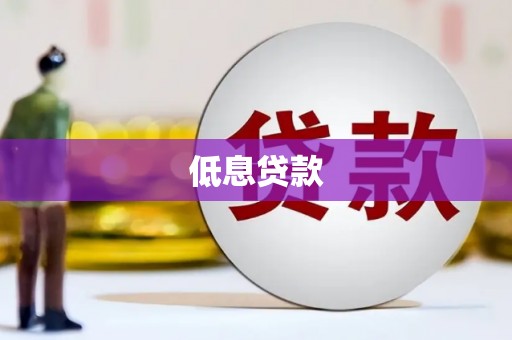 下陆低息贷款
