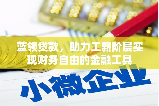 下陆蓝领贷款，助力工薪阶层实现财务自由的金融工具
