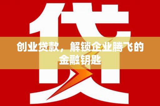 下陆创业贷款，解锁企业腾飞的金融钥匙